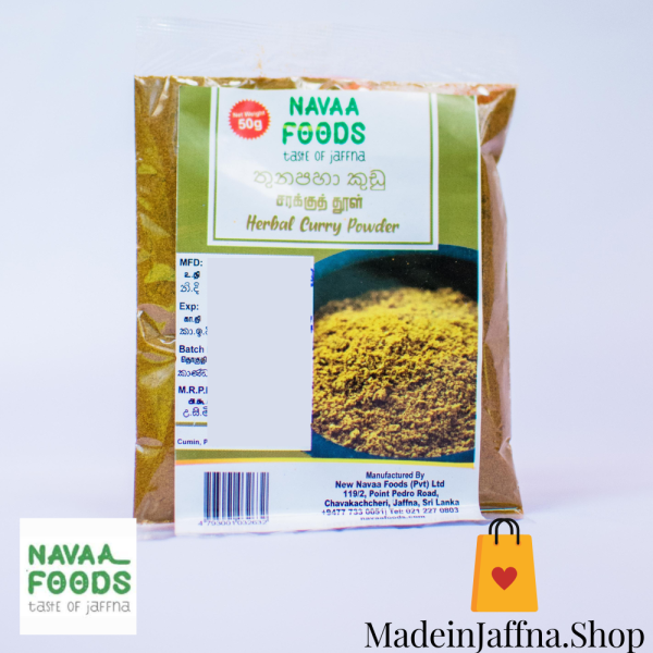 MadeinJaffna.Shop - Herbal Curry Powder (50g) Navaa Foods