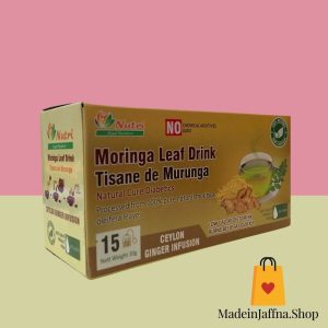 Moringa Green Tea Ginger (Tea Bag Box) - MadeinJaffna.Shop
